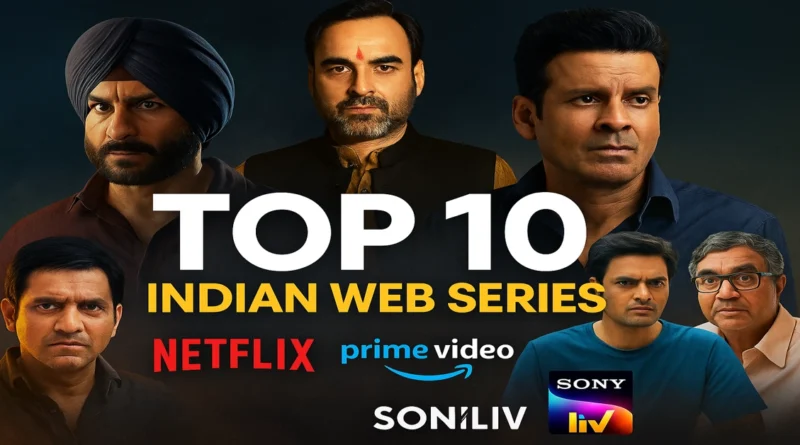 Top 10 Indian Web Series Loved Worldwide (2025)